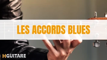 Les accords blues à la guitare