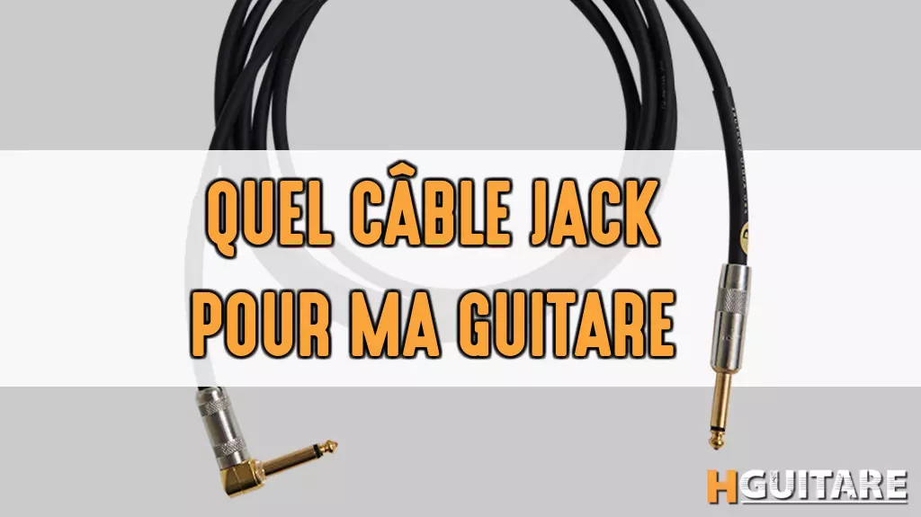 Cable jack guitare