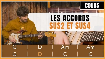 Les accords sus2 et sus4