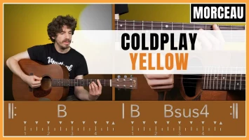 Tuto guitare : Coldplay - Yellow