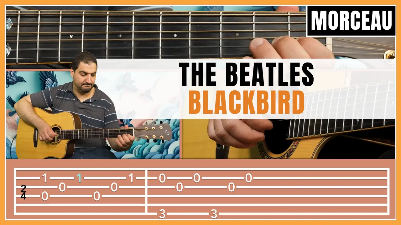 Tuto guitare : The Beatles - Blackbird