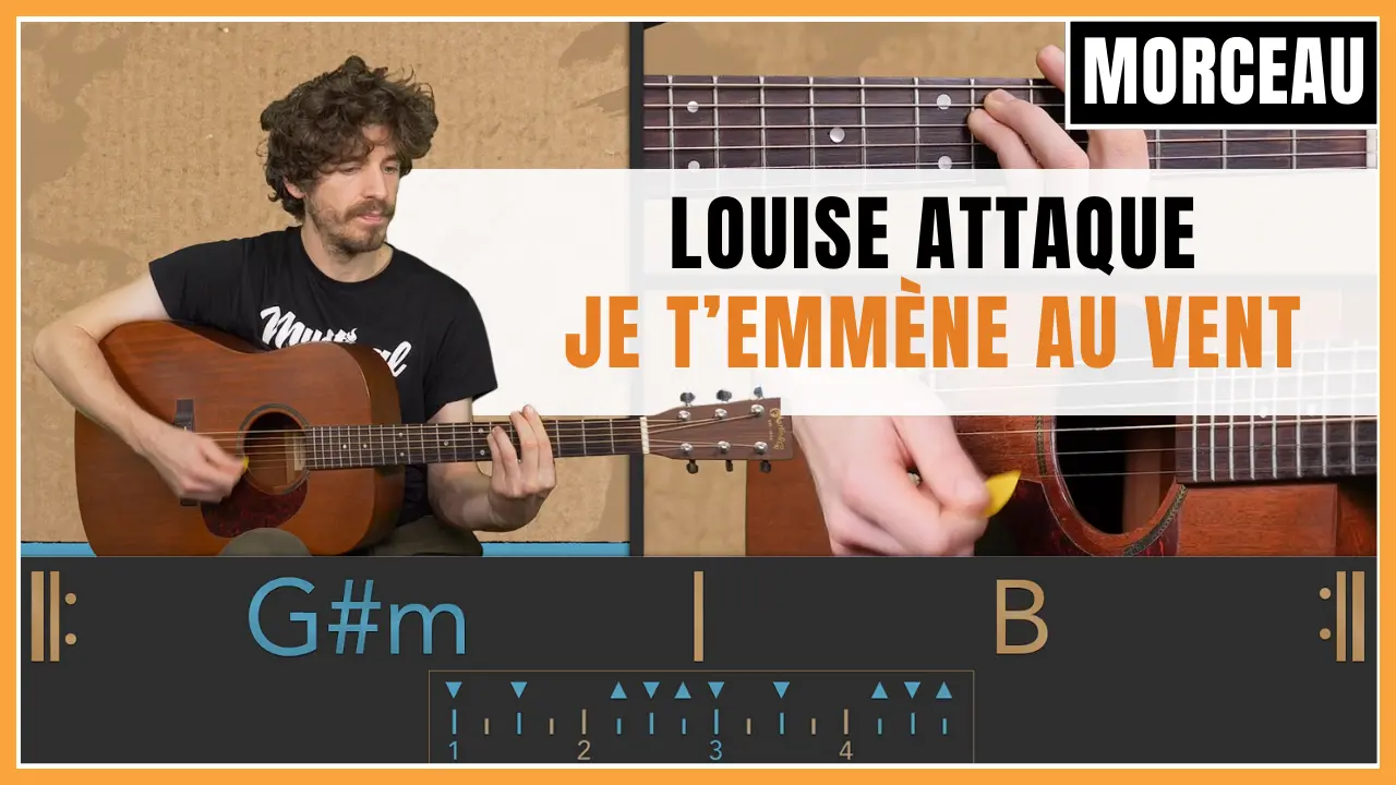 Tuto guitare : Louise Attaque - Je t'emmène au vent