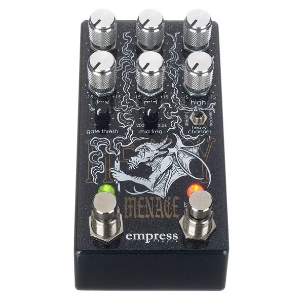 la pédale de distorsion empress effects heavy menace