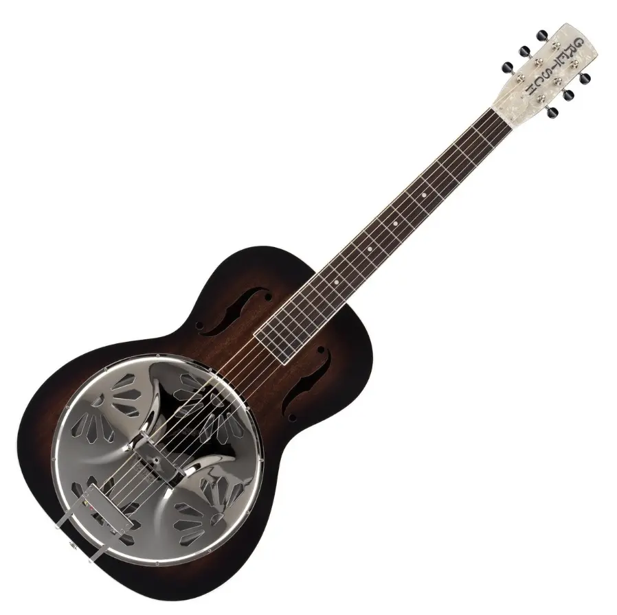 la taille de la guitare resonator