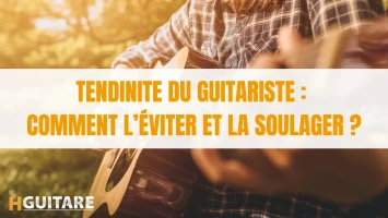 Comment prévenir et soulager une tendinite quand on joue de la guitare ?